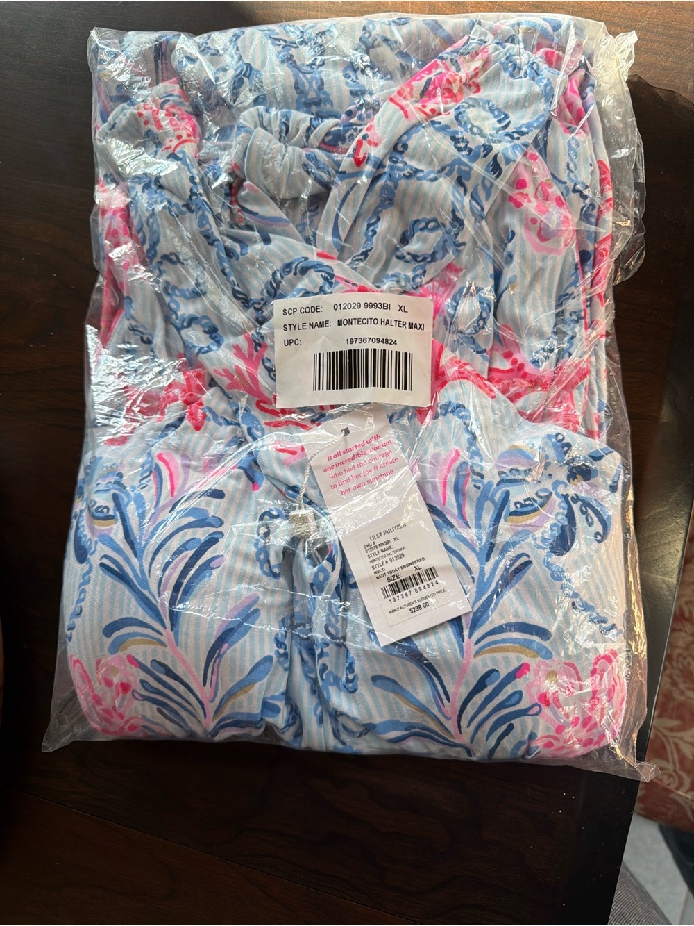 NWT Lilly Pulitzer Montecito Maxi Dress Sz XL - Picture 5 of 9